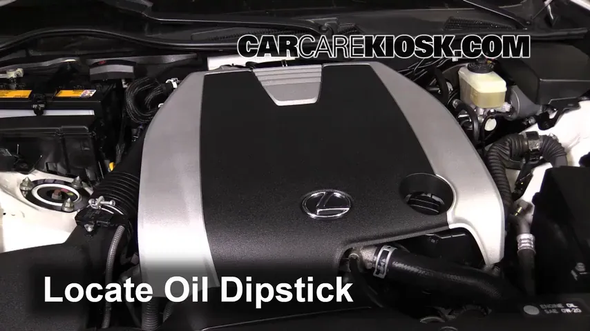 2013 Lexus GS350 3.5L V6 Oil Check Oil Level